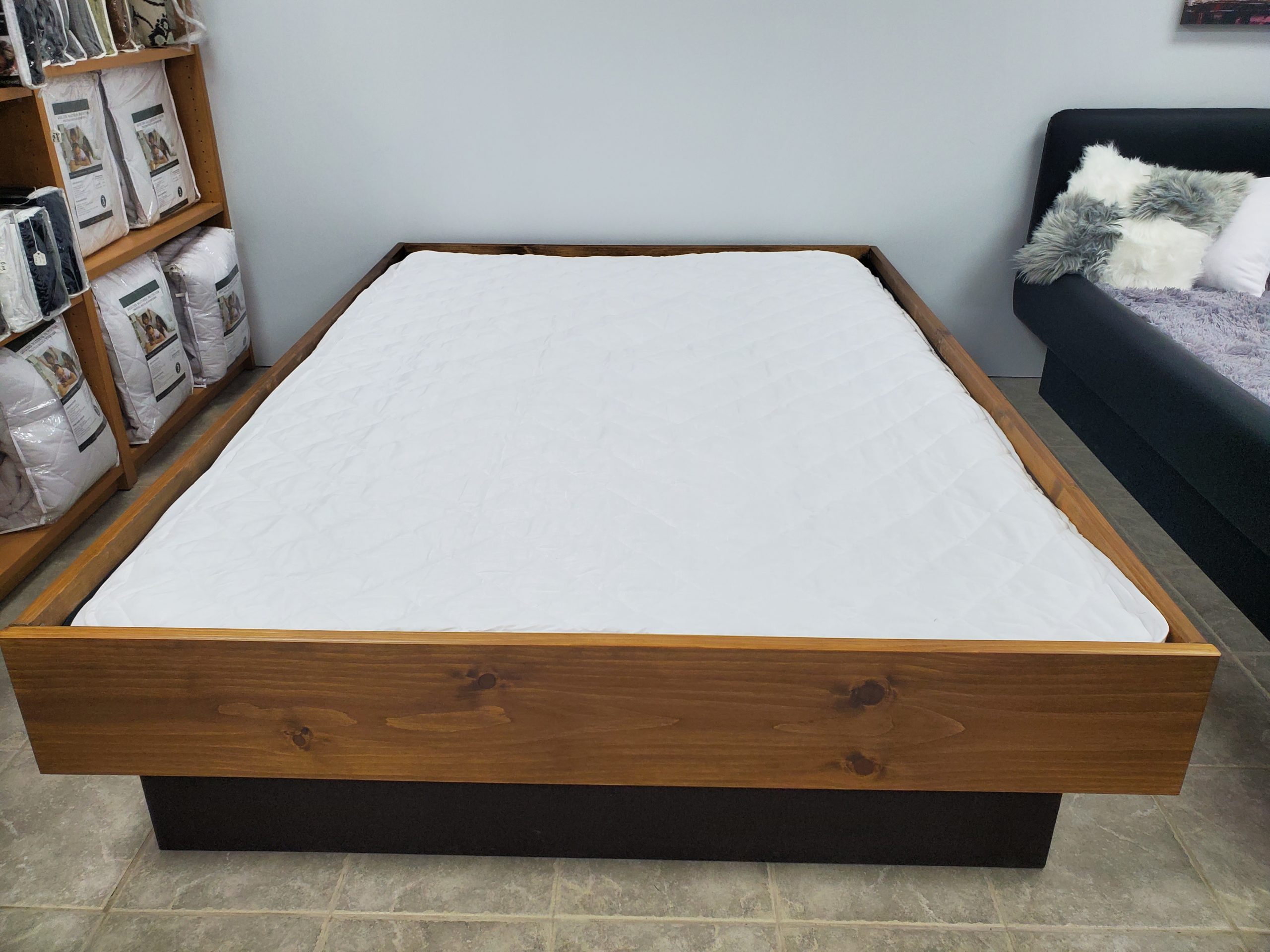 waterbed mattress pad queen